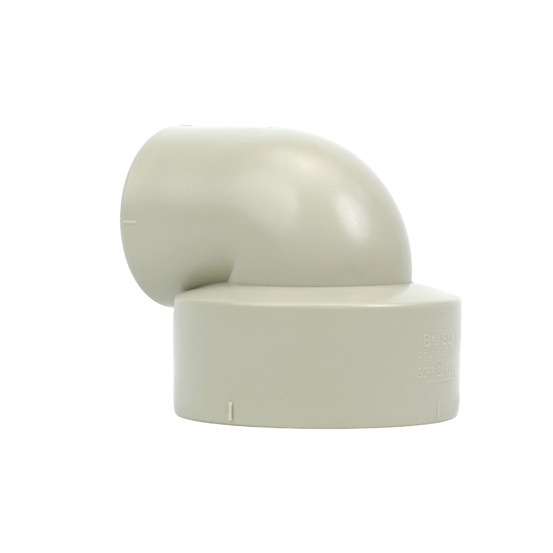 β - PPH ลดข้อต่อซ็อกเก็ตเทอร์โมฟิวชั่นข้อศอก 90 องศา 1.6MPa